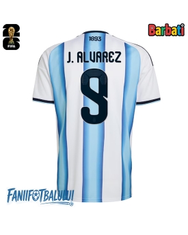 Argentina Julian Alvarez #9 Tricou Fotbal Replică Mondial 2026 Barbati Acasa Argentina Julian Alvarez #9 Tricou Fotbal Replică Mondial 2026 Barbati Acasa